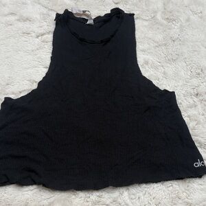 ALO Yoga Black Muscle Tee, XS